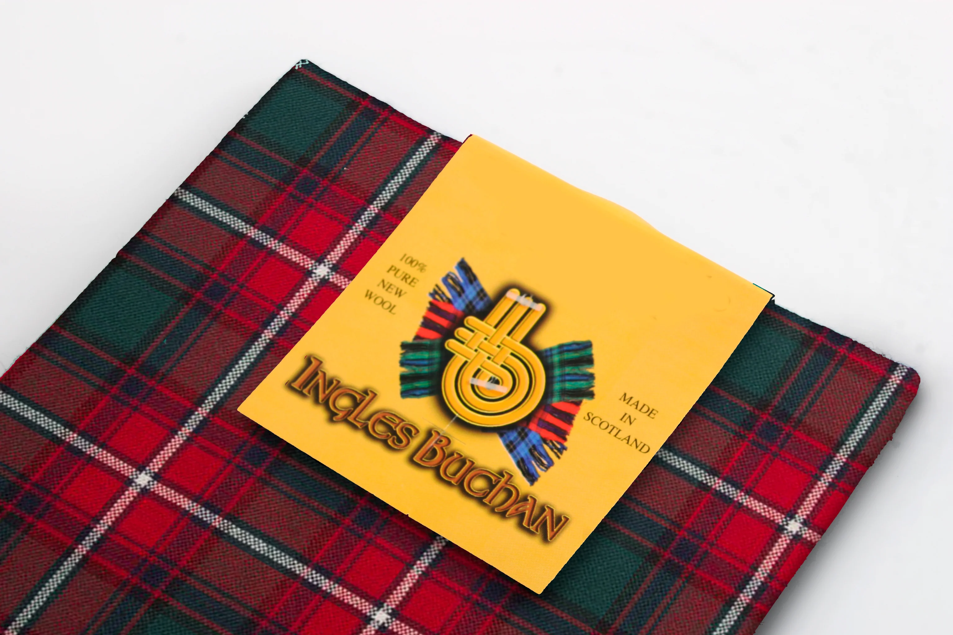 Wool Scarf in Rattray Modern Tartan - Image 2