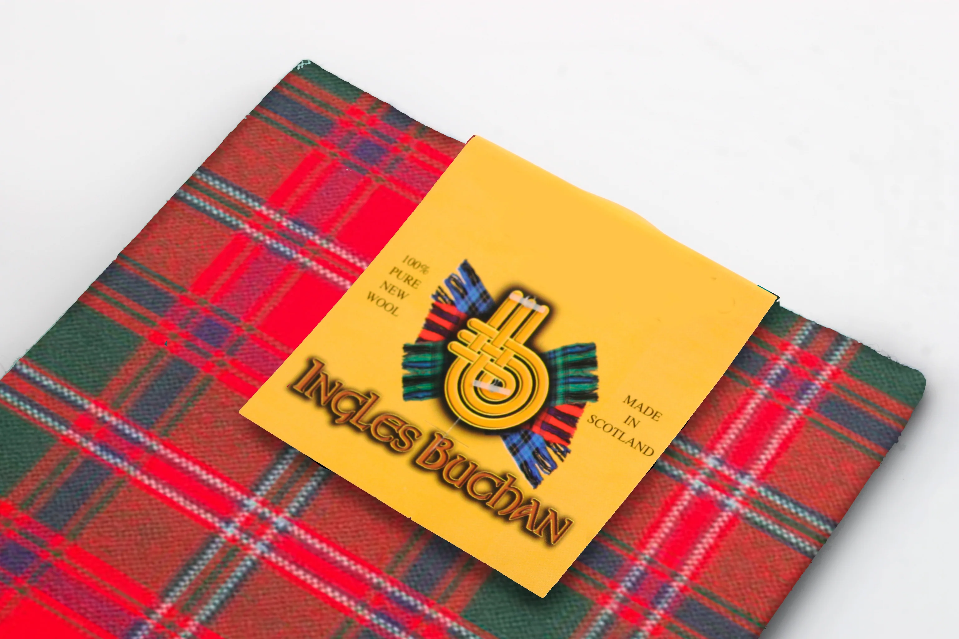 Wool Scarf in Stewart of Appin Modern Tartan - Image 2