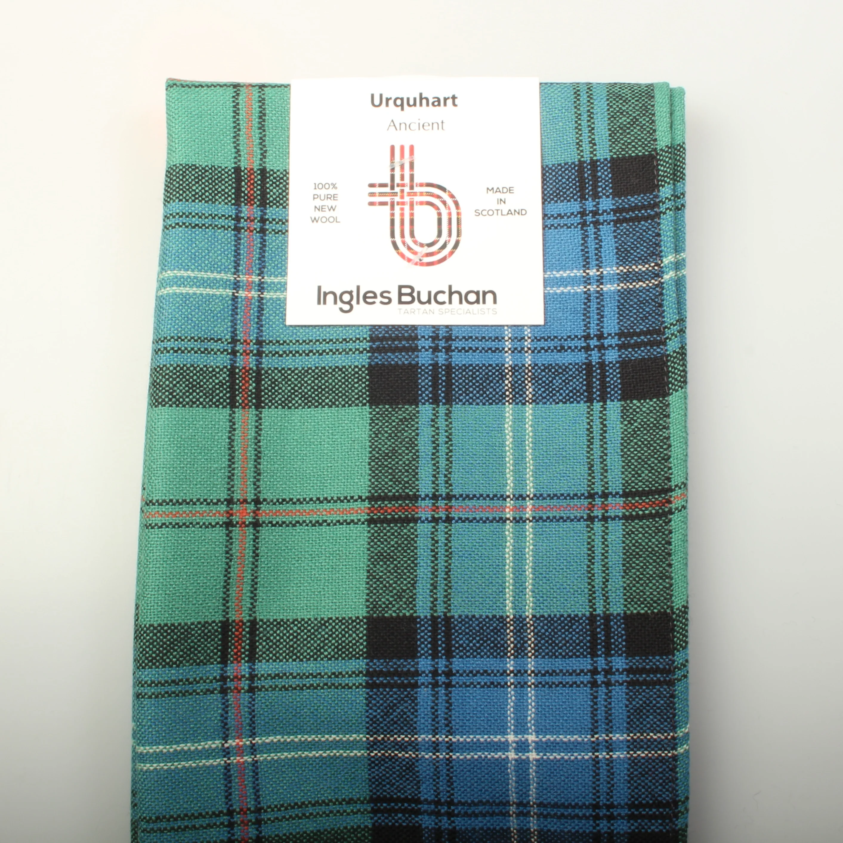 Wool Scarf in Urquhart Ancient Tartan - Image 3