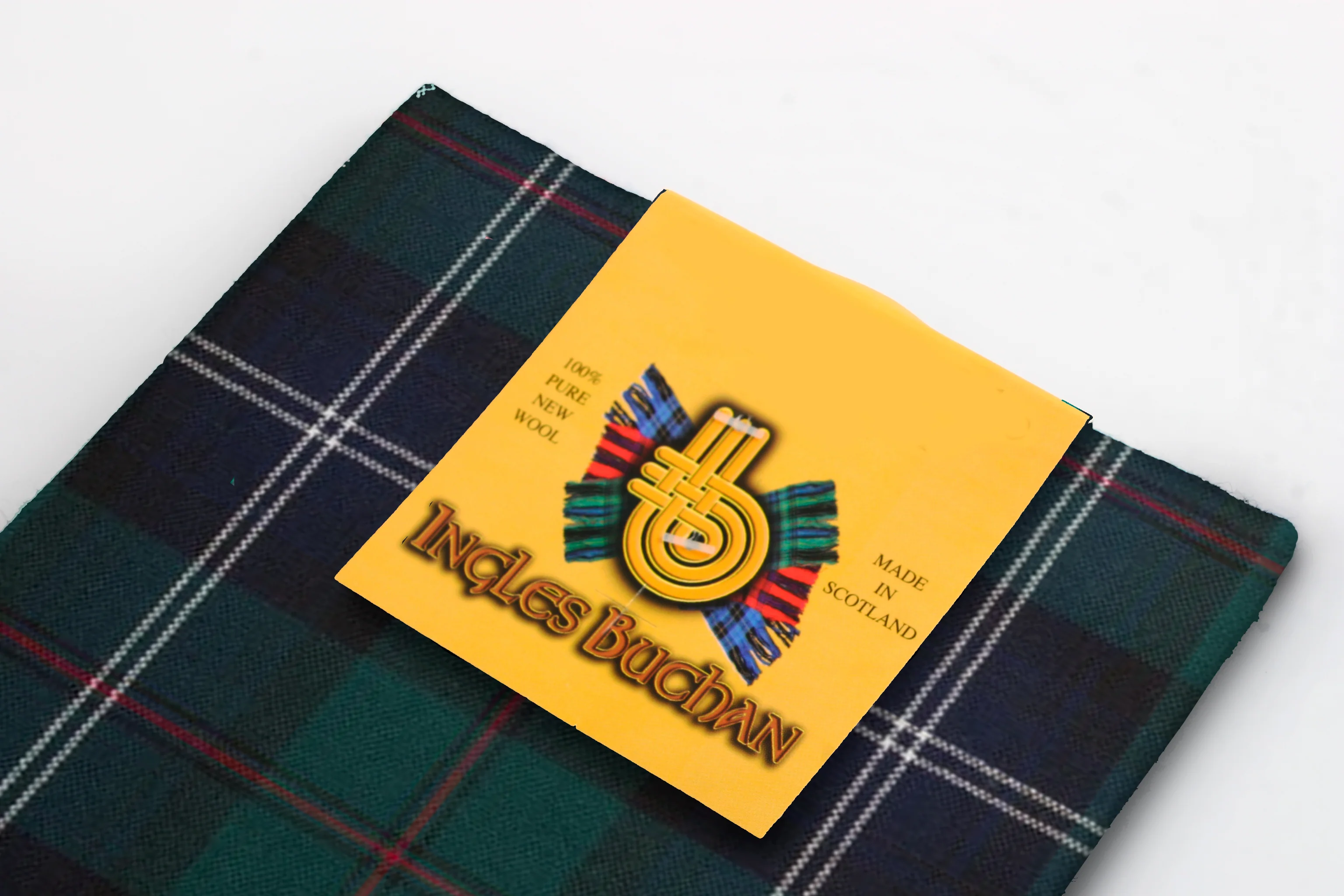 Wool Scarf in Urquhart Modern Tartan. - Image 2