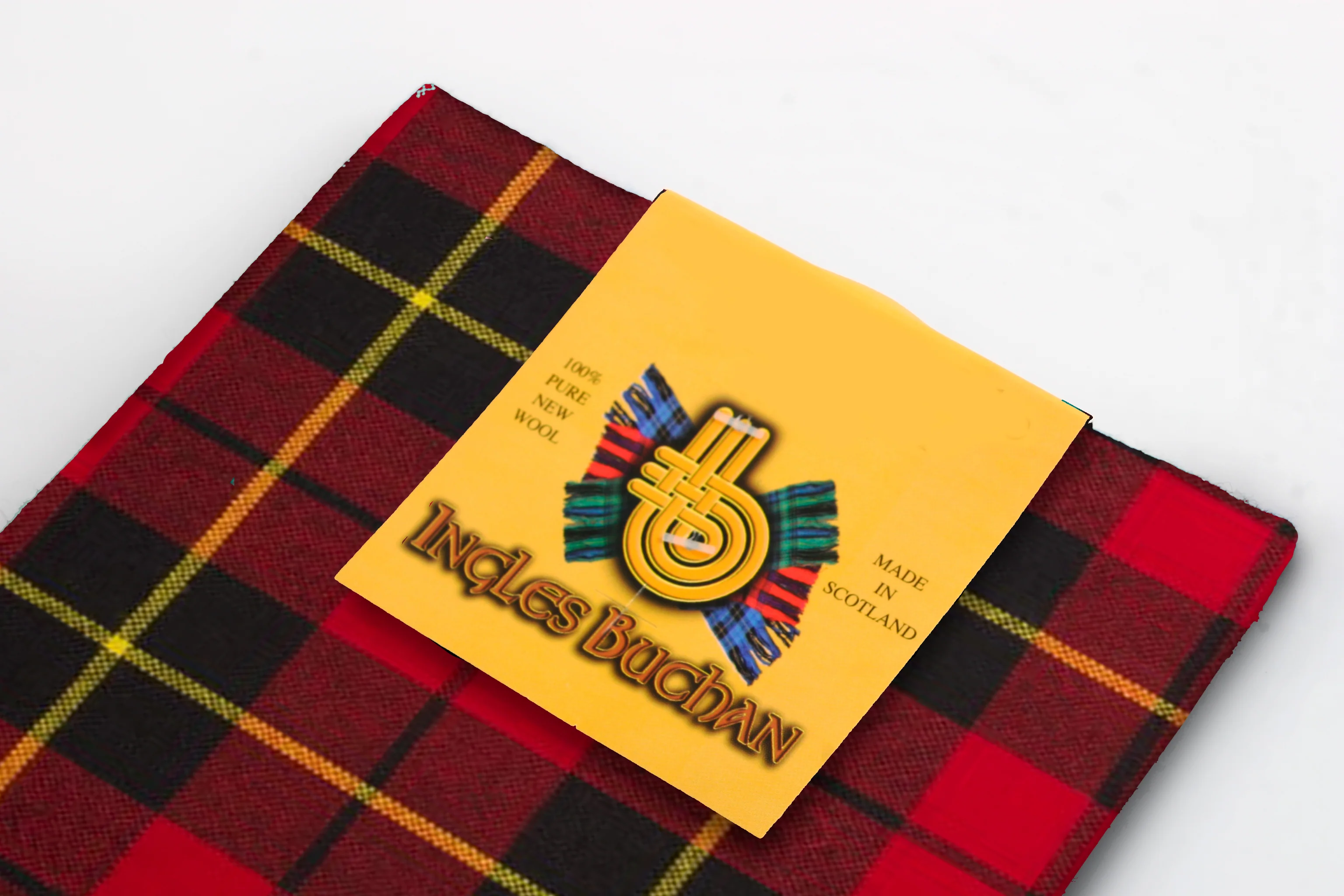 Wool Scarf in Wallace Modern Tartan - Image 2