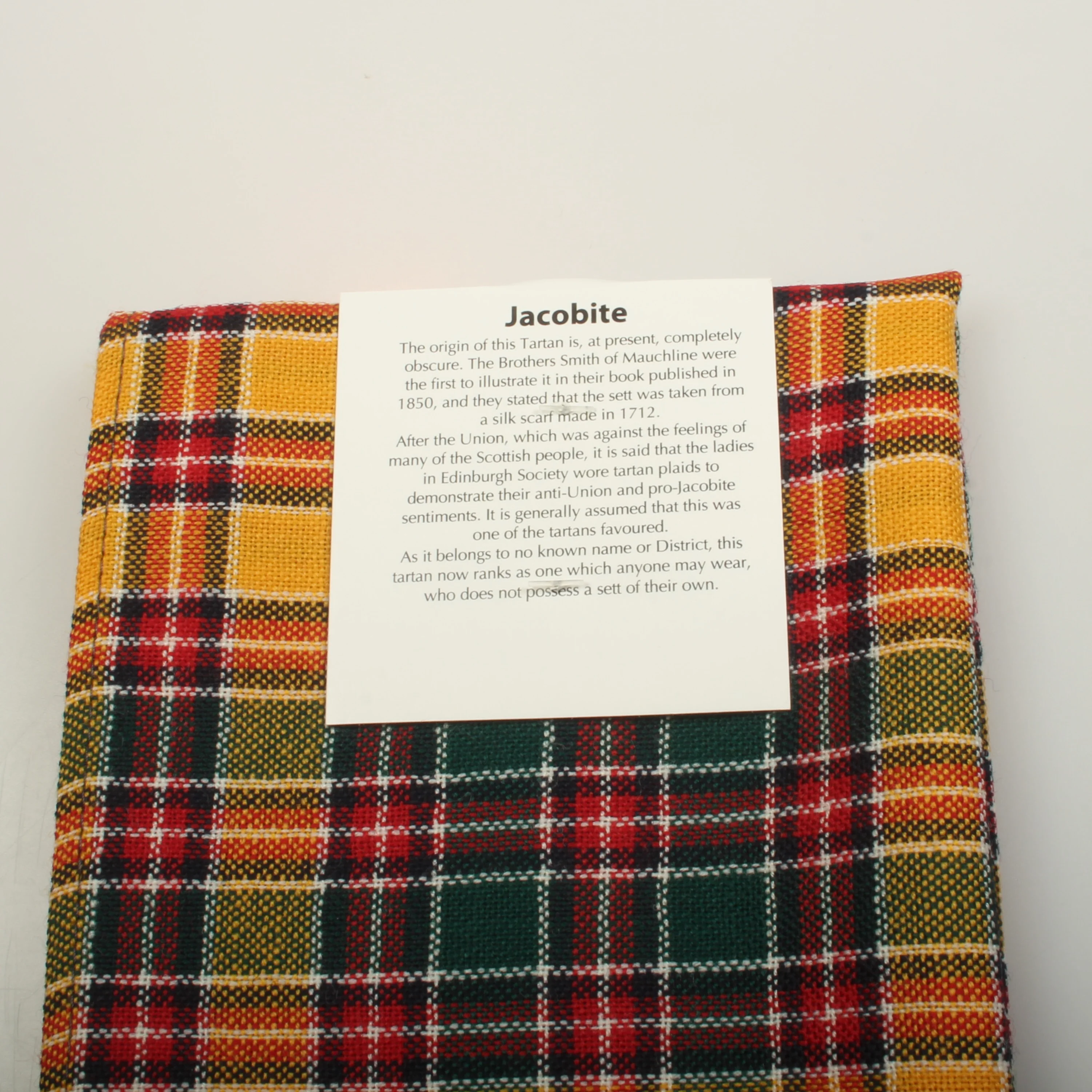 Wool Strip Ribbon in Jacobite Tartan - 5 Strips, Choose your Width - Image 2