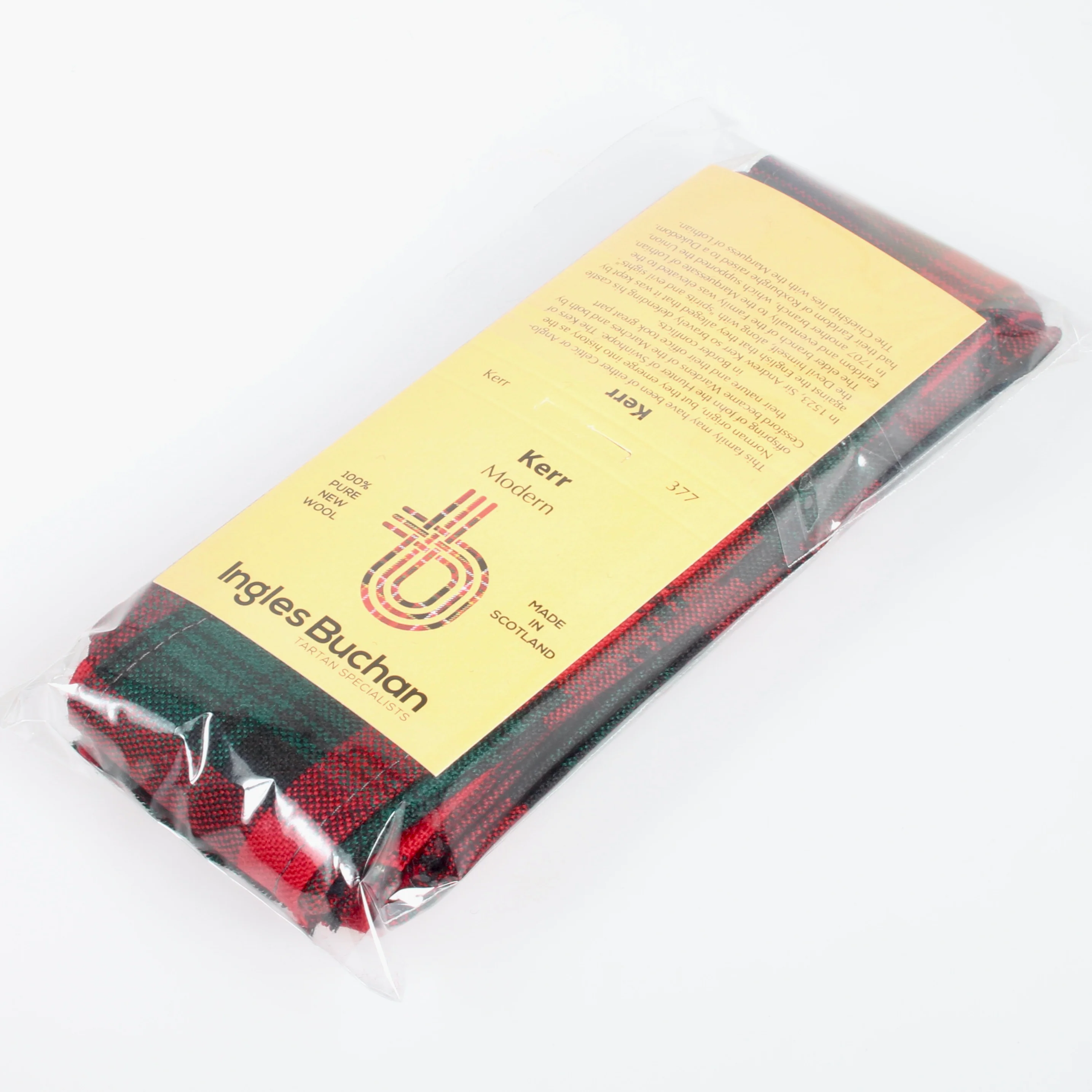 Wool Strip Ribbon in Kerr Modern Tartan - 5 Strips, Choose your Width - Image 3