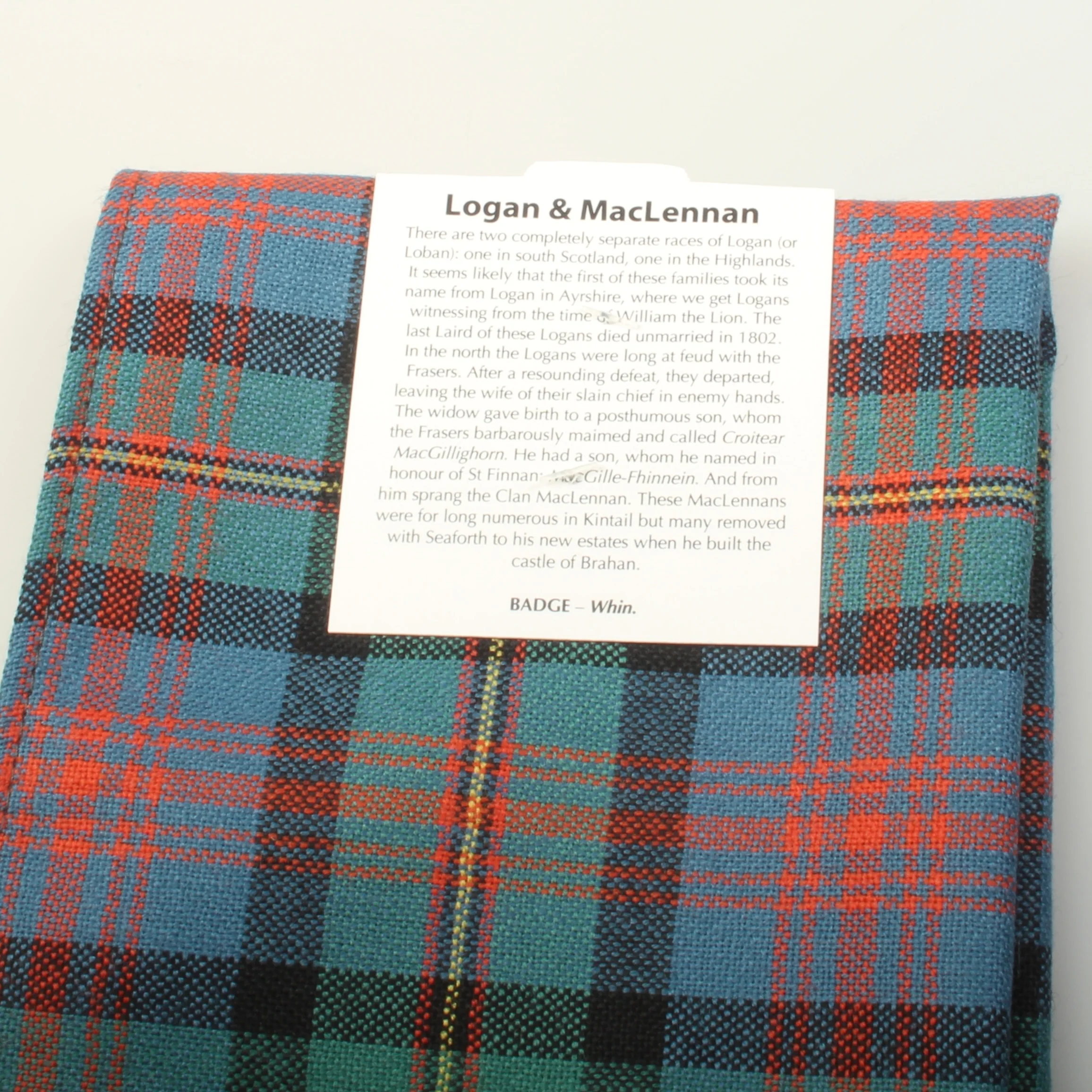 Wool Strip Ribbon in Logan Ancient Tartan - 5 Strips, Choose your Width - Image 3
