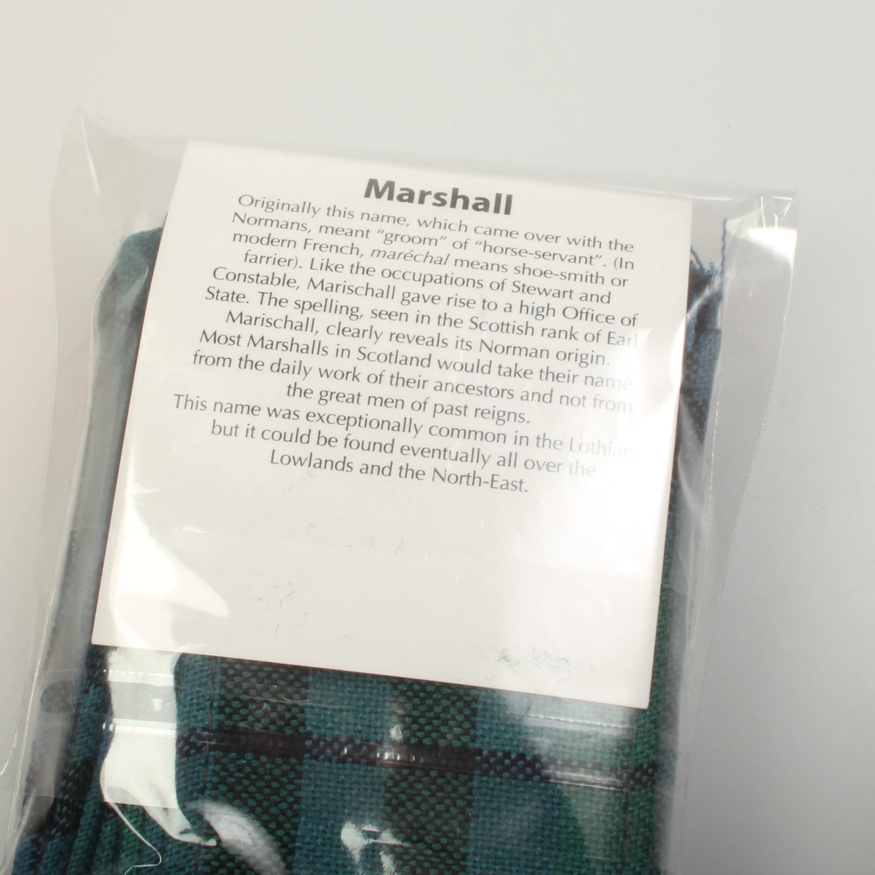 Wool Strip Ribbon in Marshall Ancient Tartan - 5 Strips, Choose Your Width - Image 3