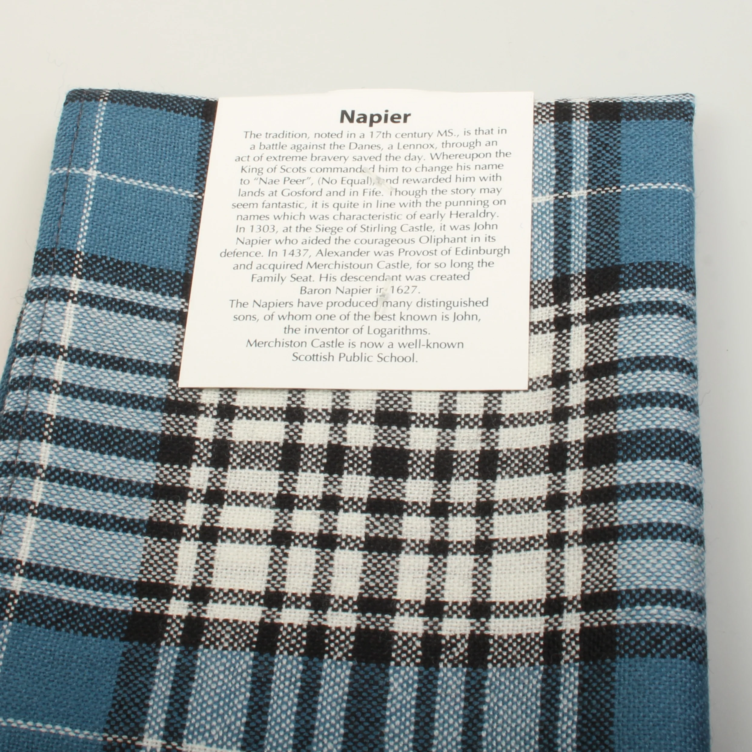 Wool Strip Ribbon in Napier Modern Tartan - 5 Strips, Choose your Width - Image 3