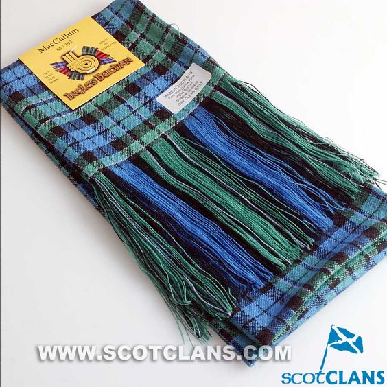 Full Length Sash in MacCallum Ancient Tartan - Image 3
