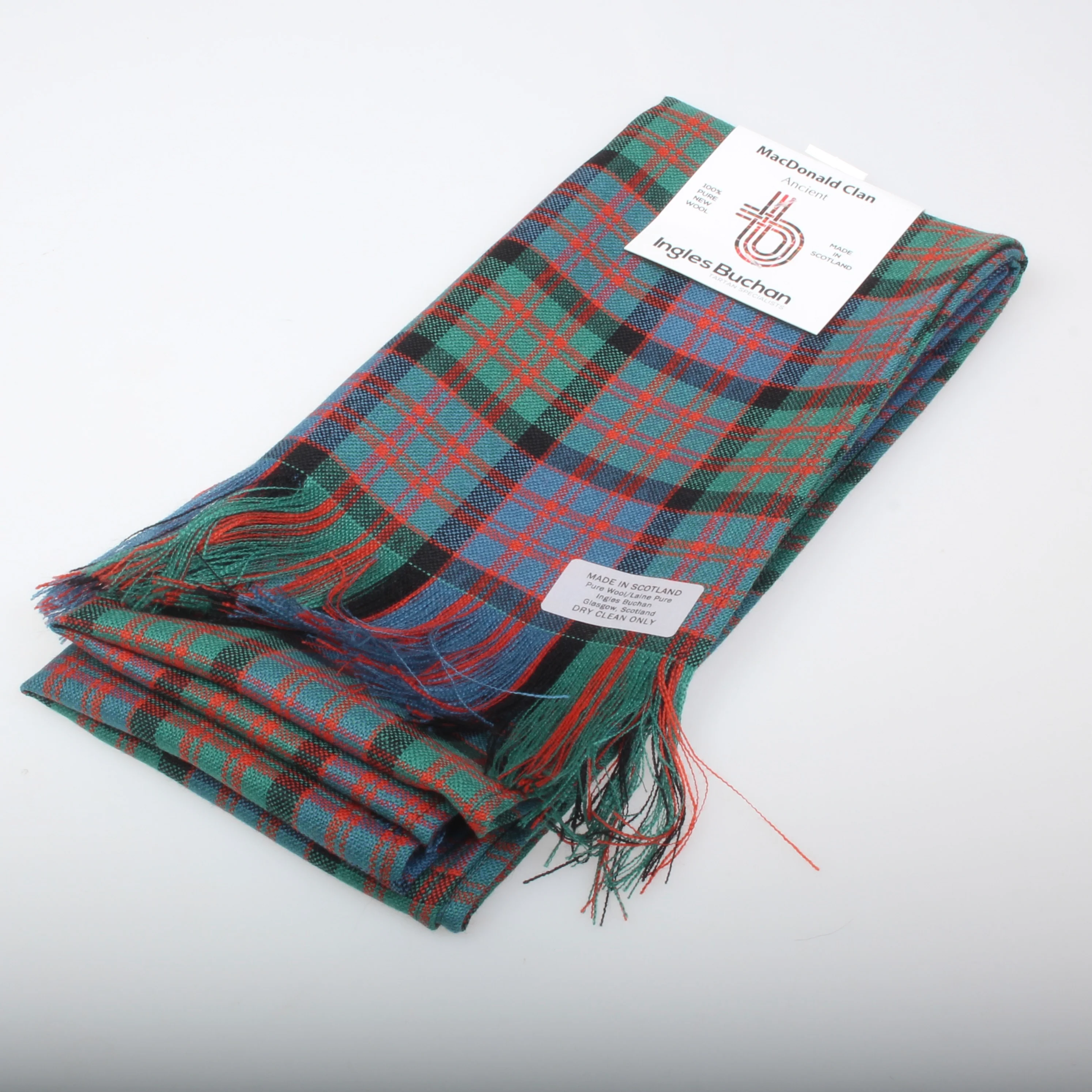 Full Length Sash in MacDonald Ancient Tartan