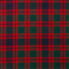 Wool Tartan Tie with Clan Crest Clip - Image 10