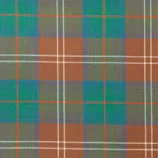 Wool Tartan Tie with Clan Crest Clip - Image 16