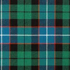 Wool Tartan Tie with Clan Crest Clip - Image 19