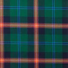 Wool Tartan Tie with Clan Crest Clip - Image 33