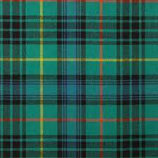 Wool Tartan Tie with Clan Crest Clip - Image 4