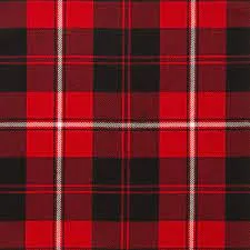 Wool Tartan Tie with Clan Crest Clip - Image 45