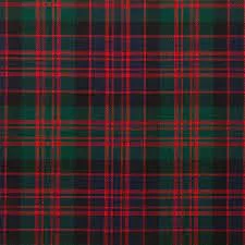 Wool Tartan Tie with Clan Crest Clip - Image 46