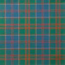 Wool Tartan Tie with Clan Crest Clip - Image 48