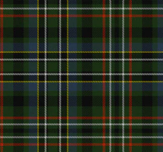 Wool Tartan Tie with Clan Crest Clip - Image 5