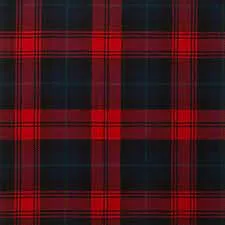 Wool Tartan Tie with Clan Crest Clip - Image 52
