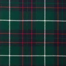 Wool Tartan Tie with Clan Crest Clip - Image 54