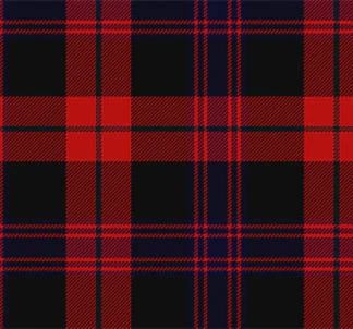 Wool Tartan Tie with Clan Crest Clip - Image 7